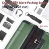 AZL1 Life Concept Bag and Luggage Set Hardshell ABS Lightweight Double Wheels Expandable TSA Lock for Long Distance Travel, Green, 26"*17"*11" - 4 of 4