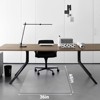 Office Chair Mat for Carpet Floors, 36" x 48" Clear Heavy Duty Computer Chair Mat - 4 of 4