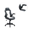 Simple Relax Adjustable Height Executive Office Chair in Black and White - 4 of 4