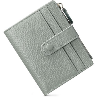 FATMOON Slim Wallet for Women -  RFID Blocking Fashion Minimalist Bifold with Zipper Coin Purse | Fits Travel | Lightweight PU Leather