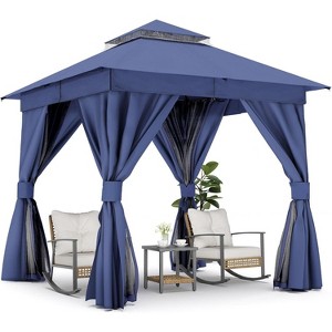 LAUSAINT HOME 8'X 8' Patio Steel Gazebo - 1 of 4