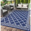Outdoor Rugs, Patio Rugs - 9x18 Large Waterproof Reversible Plastic Straw Rug, Easy Cleaning for RV, Porch, Deck, Balcony, Camping - 2 of 4