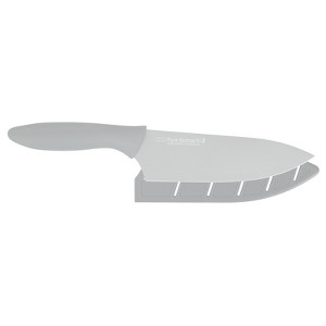 Kai Pure Komachi 2 6-Inch Chef's Knife With Sheath, Light Gray - 1 of 1