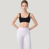 Anna-Kaci Active Women's Scoop Neck Sports Bra with Wide Straps and Seamless Design - 4 of 4