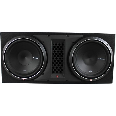 Rockford Fosgate P2-2X12 12" 1600 Watt Dual Loaded Subwoofer Sub Enclosure