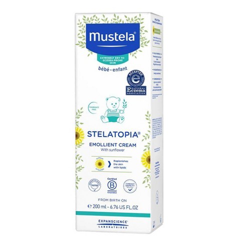 Mustela Stelatopia Emollient Fragrance Free Baby Cream For Eczema Prone Skin 6 76 Fl Oz Target