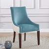 NicBex Dining Chair with Soft Cushion & Wood Legs Upholstered Polyester Fabric Dining Room Furniture Side Chair - 4 of 4