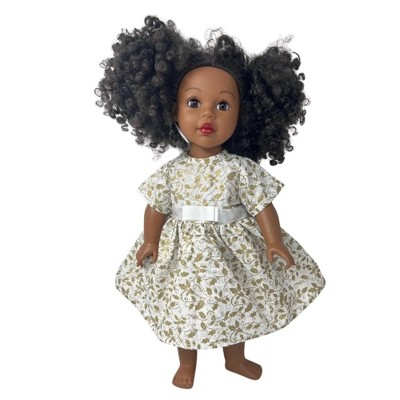 Детские платья Doll Clothes Superstore Holly Leaf Christmas Dress for 18 Inch Girl Dolls — фото 2