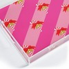 Camilla Foss Candy Cane Acrylic Tray -Deny Designs - 3 of 4
