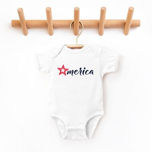 The Juniper Shop Merica Star Baby Bodysuit - 1 of 2