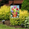 Potted Tulips Spring Garden Flag Floral 18" x 12.5" Briarwood Lane - 4 of 4
