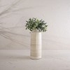White Swirl Stoneware Vase - Foreside Home & Garden - 2 of 4