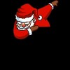Men's Design By Humans Pocket T-shirt Dabbing Santa Christmas Tshirt Dab Santa Xmas By vomaria Tank Top - 2 of 4