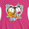 Girls' - Garfield - Arlene Heart Fit & Flair Cap Sleeve Dress - 2 of 2