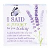 Dicksons I Said A Prayer For You Today, Purple 3 x 3 Inch Glass Tabletop Sign Plaque, - 2 of 2