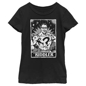 Girl's Batman Riddler Tarot T-Shirt