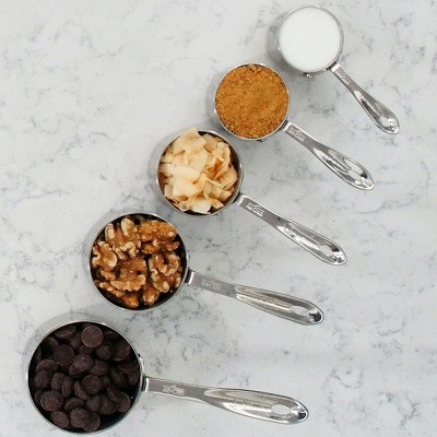 All-Clad Stainless Steel 5-Piece Measuring Cup Set