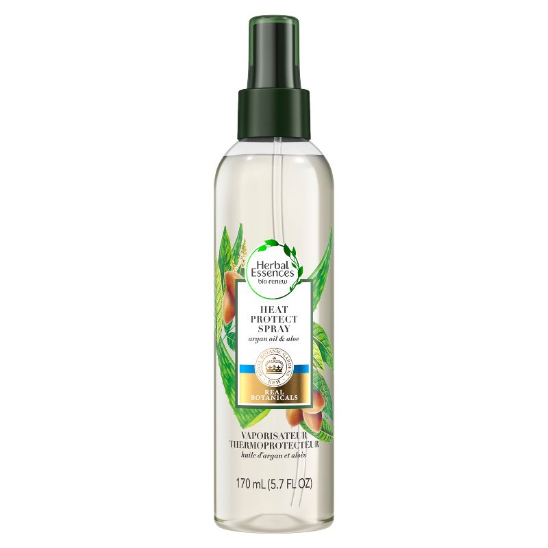 Herbal Essences bio:renew Sulfate Free Hair Heat Protectant Spray with Argan Oil &#38; Aloe - 5.7 fl oz, 2 of 6