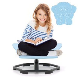 Infans Kids Sensory Swivel Chair w/Non-Slip Metal Base for Autistic Kids Indoor Outdoor - 1 of 4