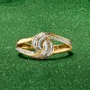 Ross-Simons Diamond Interlocking Swirl Ring in 14kt Yellow Gold - 4 of 4