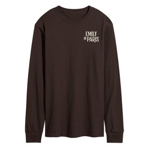 Men's - Emily in Paris - A Little Bonjour Long Sleeve Graphic T-Shirt - 1 of 2