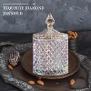 JDICTION Silicone Box Resin Mold with Lid, 3D Jewelry Candle Holder Container for Resin Casting & Concrete Craft Decor - 3 of 4