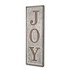 Cheung's Clarke Galvanized Vertical Joy Wall Sign - 4 of 4