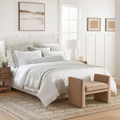 Double Flange Merrow Stitch Comforter & Sham Set - Threshold™ designed with Studio McGee
