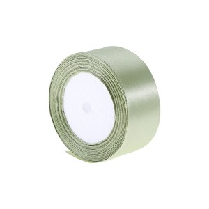 Unique Bargains Ribbons for Crafts Wide Satin Grosgrain for Wreaths & Crafts Polyester Cameo 866.14"x1.57" 1 Pc - 1 of 4