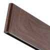 C Cattleya Wood Finish Aluminum Dimmable LED Linear Pendant Light - 4 of 4