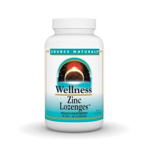 Wellness Zinc Lozenges by Source Naturals, Inc.  -  60 Lozenge - 1 of 3