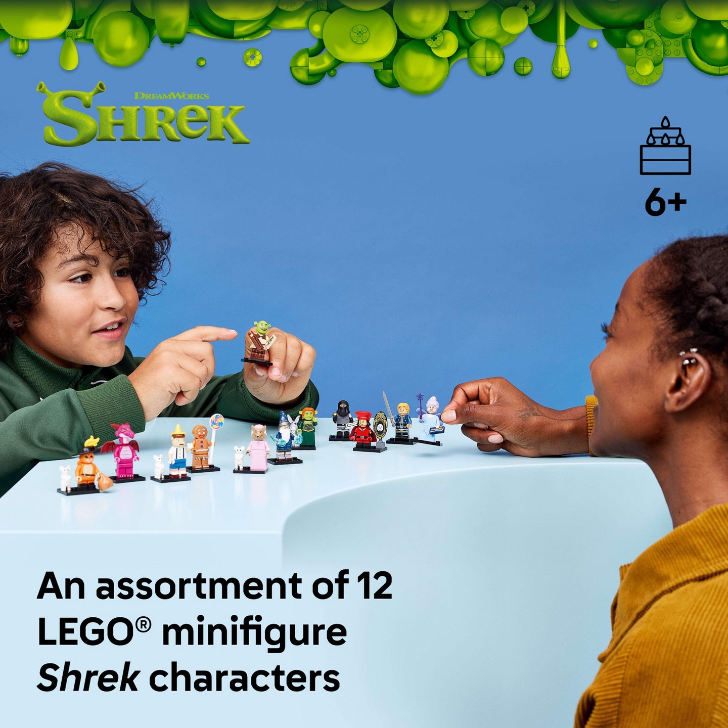 Детские конструкторы LEGO Minifigures Shrek Series Mystery Box 71053 — фото 2