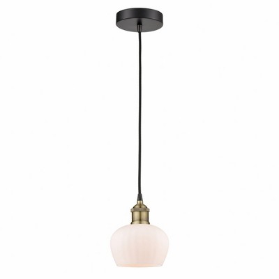 Fenton - 1 Light Mini Pendant In Industrial Style-8.25 Inches Tall and 6.5 Inches Wide