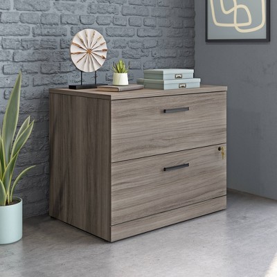 Hudson Elm 2-Drawer Lockable Lateral File Cabinet