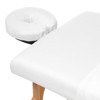 Saloniture 3-Piece Flannel Massage Table Sheet Set - Soft Cotton Flat and Fitted Sheets with Face Cradle Cover - 3 of 4