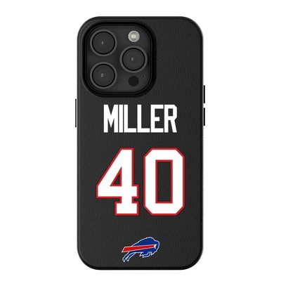 Keyscaper NFL Buffalo Bills Players Game Tactic MagSafe Compatible Cell Phone Case for Apple iPhone