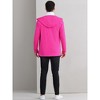 Lars Amadeus Men's Lightweight Shawl Collar Long Sleeves Hooded Cardigan - 3 of 4