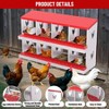 Chicken Nesting Box with Roll Out Egg Tray, Rustproof & Ventilated Laying Boxes for Hens, Chickens, Ducks - 4 of 4