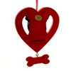 Personalized Ornament 4.5 Inch Dog Breed In Heart W/Bone Ornamnt Resin Canine Christmas - 2 of 2