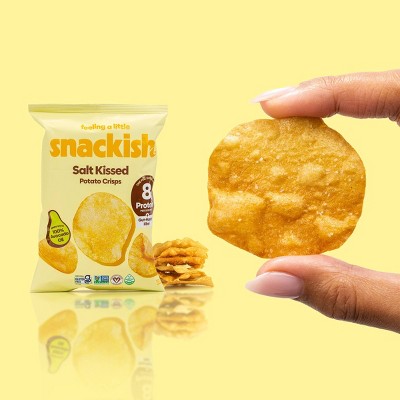 Snackish Salt Kissed 8g Protein Potato Chips - 5oz