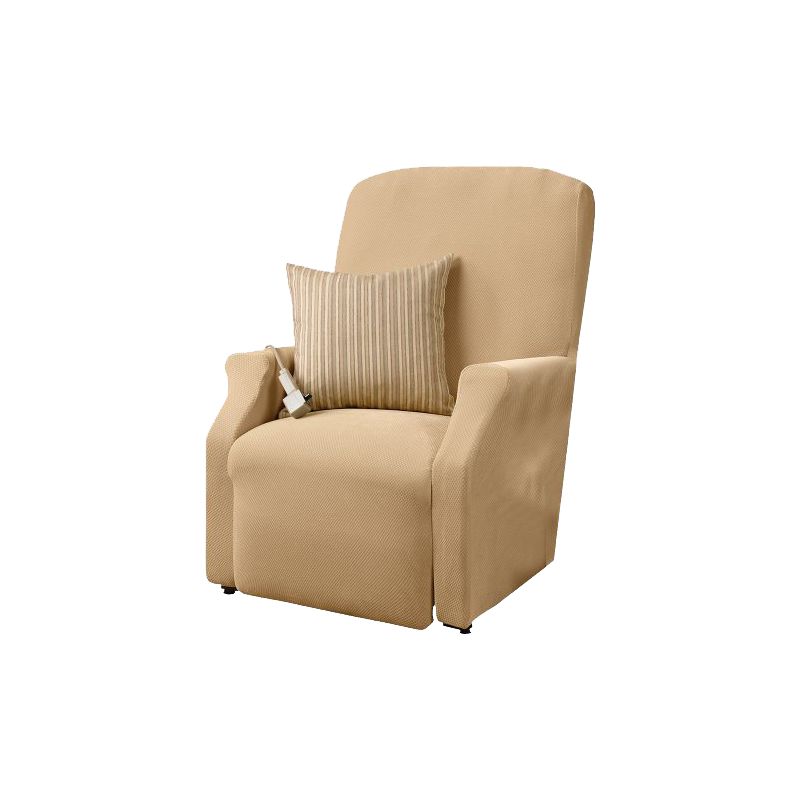 Stretch Pique Lift Recliner Slipcover - Sure Fit, 1 of 6