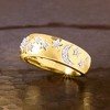 Ross-Simons 0.15 ct. t.w. Diamond Moon and Star Ring in 18kt Gold Over Sterling - 4 of 4