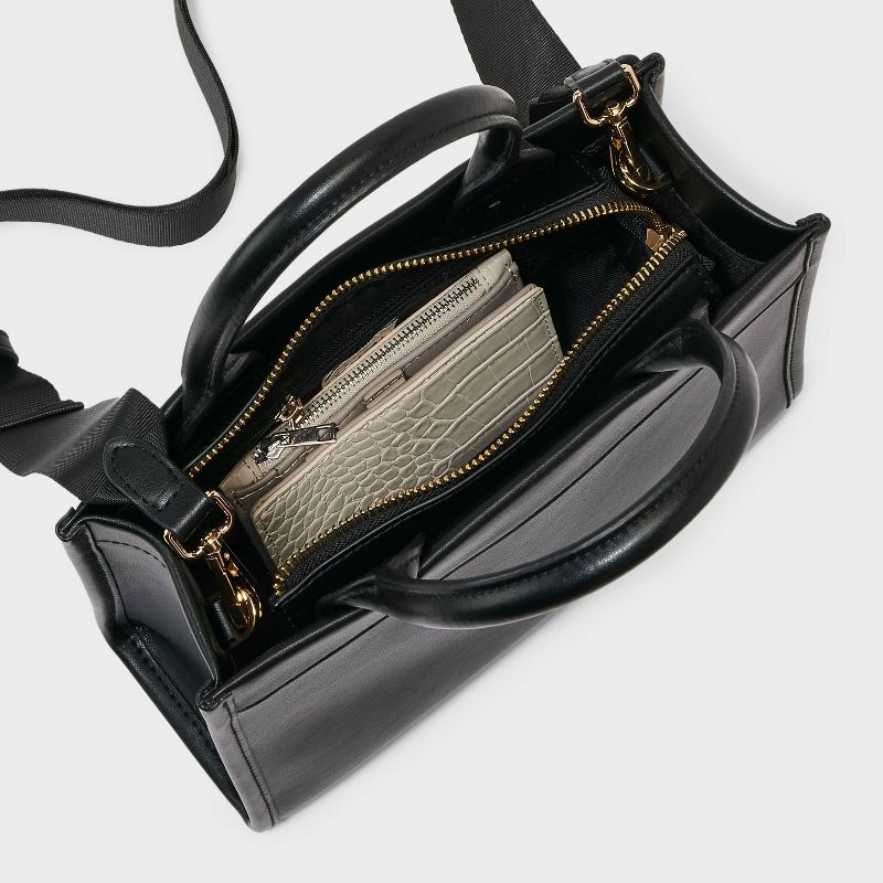 Small Boxy Tote Handbag - A New Day™, 5 of 10