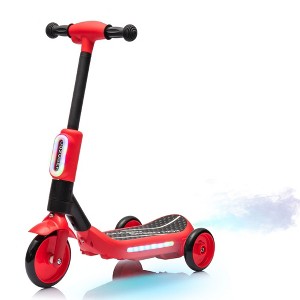 Whisen 2in1 Kids Ride On Three-Wheel Balance Scooter, Tail Color Lights W/Spray with Music - 1 of 4