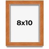 PosterPalooza | Photo Size Classic Brown Picture Frame - UV Acrylic, Foam Board Backing, Hanging Hardware - 2 of 4