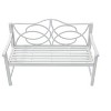 Dexmalle White Outdoor Garden Patio Bench - 3 of 4