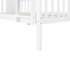 Sapphtopaz Space-Saving Bunk Bed for Teens/Adults, Simple Convertible Wooden Bed Frame with Ladder & Guardrails for Bedroom, Kids Room - 2 of 4