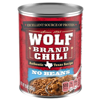 Wolf Brand No Beans Chili - 15oz