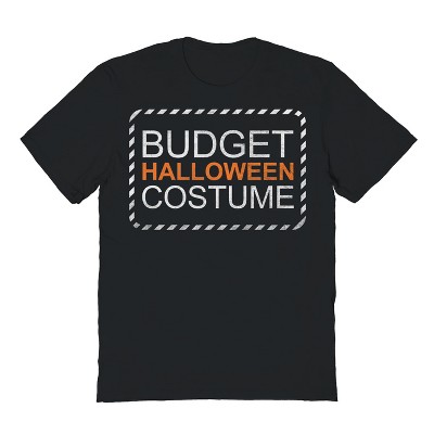Rerun Island Men's Budget Halloween Costume Halloween Short Sleeve Graphic Cotton T-Shirt