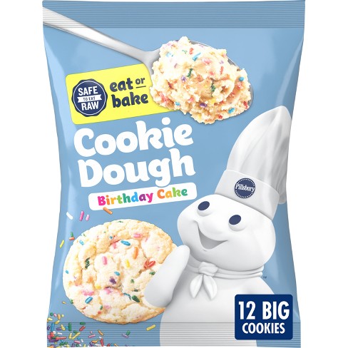 Pillsbury Birthday Cake Sugar Cookie Dough - 16oz/12ct - image 1 of 4